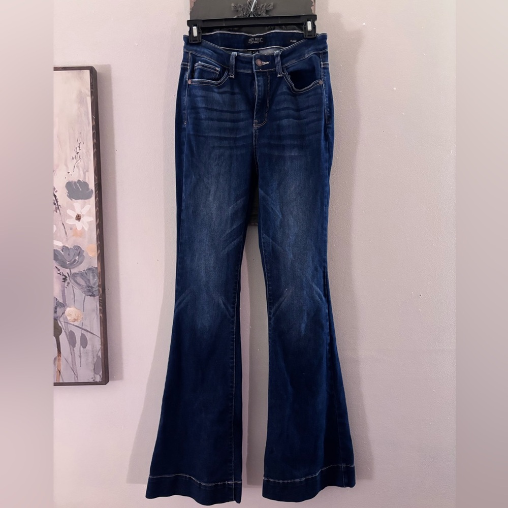 Judy Blue Dark Blue Flare Jeans